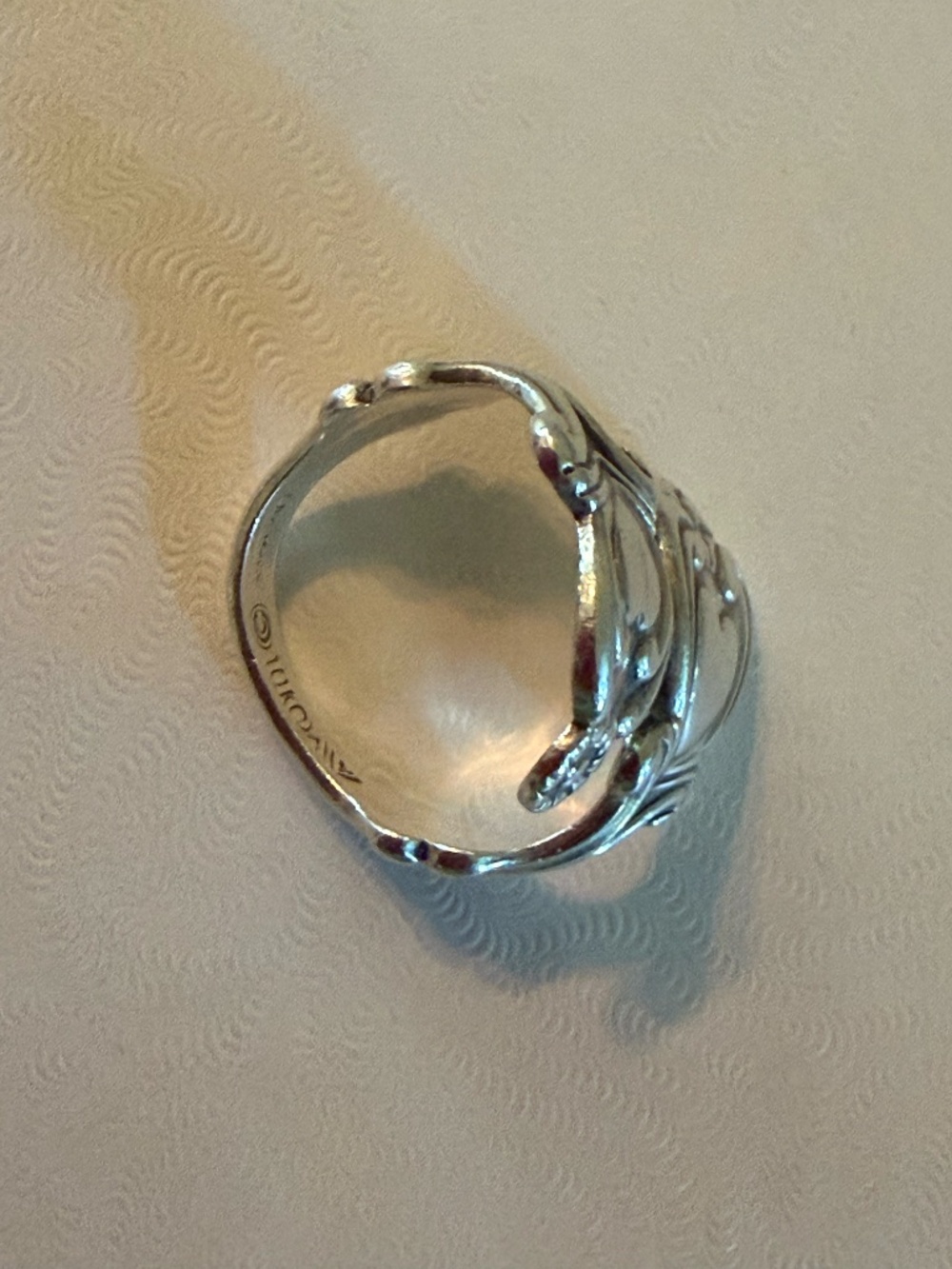 Vintage Sterling Avon Adjustable wrap around ring - Picture 3 of 8